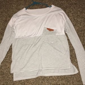 Long sleeve striped shirt